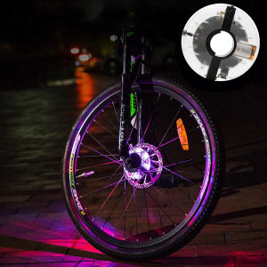 Đèn Led Bánh Xe Đạp MLH Nhiều Màu Gắn Trục Giữa 550mAh Sạc Điện USB Chống nước 19-36mm LEADBIKE - MLH Shop