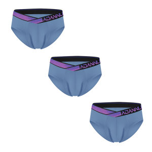 CMENIN ADANNU 3Pcs Mới Quần Lót Cotton Jockstrap Nam Quần Sịp Nhanh Khô Trượt Gợi Cảm Người Quần Lót Quần Đùi Nam AD7200