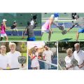 12 Pak Bola Pickleball Outdoor 74mm Pickle Ball 40 Lubang. 