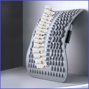 Lumbar Spine Relief of Back Pain Spine Relief Stretching and Traction Improve Hunchback
