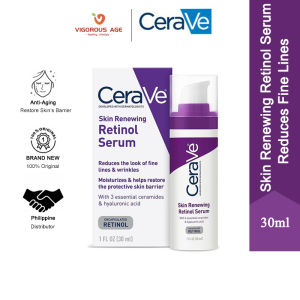 CeraVe Skin Renewing Retinol Serum 30mL Anti-Aging Smoothing Fine Lines Skin Brightening 1oz