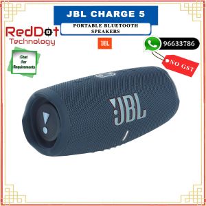JBL Charge 5 Portable Bluetooth Speakers Gray