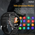 🔥COD🔥Aolon GT5 Pro Smartwatch Jam Tangan Pria Anti Air WATCH GT 5 Gift Strap 2024 Kompas Compass 100+ Sport Modes NFC Compass Blood Oxygen Tekanan Health Monitoring Swimming Bluetooth Call Message Push Wanita Kebugaran Luar Ruangan Olahraga Bulat Watch. 