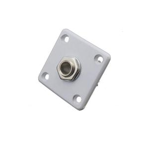 Electric Guitar Output Socket Plate Replacement Interface Connecting Hole for Clear Sound Performances Easy Installation