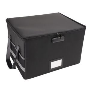 ZGNAY MALL Foldable Fireproof File Box Lockable Waterproof Document Storage Box Practical Heat-resistant Filing Box with Handle Cash Storage