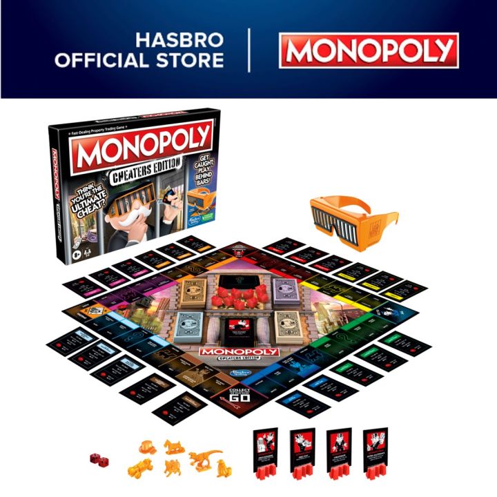 Monopoly Cheaters Edition Board Game for Families and Kids, Family