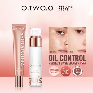 【Buy 2 Get 3】O.TWO.O Primer Makeup Base Cream + Spray Makeup Lockprimer Makeup Tahan Lama Long-lasting