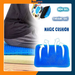 Đệm Gel Lót Ghế Kèm Vỏ Ngồi Êm Ru Chống Đau Lưng Tuần Hoàn Máu Cho Người Ngồi Lâu