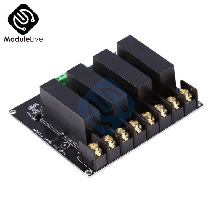 380V 8A 4 Channel SSR Solid State Relay H-L trigger For Arduino ...