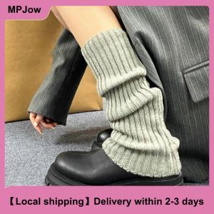 【Local shipping】 Lolita Leg Warmers Women Long Socks Wool Knitted Foot Cover Arm Warmer Autumn Winter Crochet Heap Socks Boot Cuffs Stockings