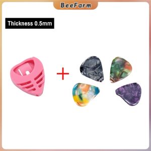 B.F. 0.5mm 1mm Guitar Pick Colorful Picks For Bass Electric & Acoustic Guitars