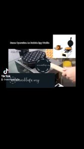 ™️ Commercial Gas Waffle Baker Stove Portable Waffle Maker Telfon Waffle Baker