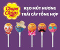 Kẹo mút Chupa Chups hương trái cây hỗn hợp - KMCPCHTCHH100G. 