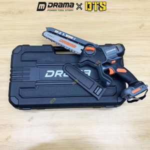 Máy cưa xích pin DRAMA 21V DRMXT08PRO Lam xích 8 inch Động cơ không chổi than Brushless cao cấp