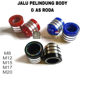 Slider Jalu Pelindung Frame & As Roda Universal Warna-warni untuk KLX/CRF/WR - Tahan Lama