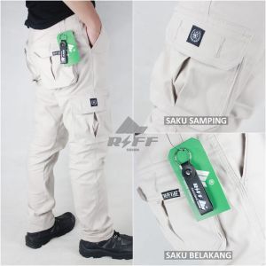 Celana Cargo Panjang Pria Cotton Canvas Tebal Murah Berkualitas Premium Celana Pria Terbaik