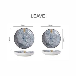 DR Pinggan Seramik Nordic Bowl Nordic Ceramic Dish Tableware Serving Dinner Breakfast Plate 北欧创意陶瓷菜碟餐具 网红ins风简约早餐盘个性菜