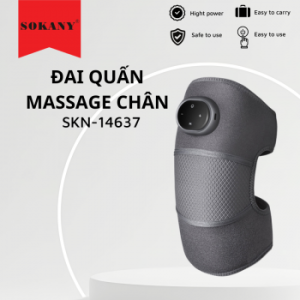 Máy massage đầu gối SOKANY-14637 giảm đau nhức (1 cái) Miếng đệm đầu gối sưởi ấm bằng điện