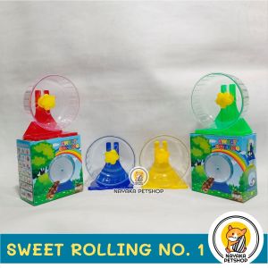 Sweet Rolling No. 1 Kincir Hamster Jogging Ball Mainan Bola Roda Wheel Putar Hewan