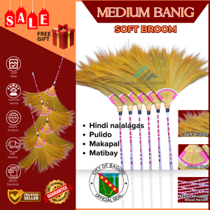 OmniMerchDepot Large Banig Walis Tambo Original Soft Broom Heavy Duty Baguio Cleaner Cleaning Materials Tools Sweepers Large Banig Walis Tambo Heavy Duty Original Baguio Soft Broom Household Cleaning Sweeper Cleaning Materials