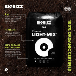 Biobizz Light Mix 50 Litre (Peat Base Growing Medium  A base substrate for a personalized grow Soil for plant)