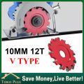 Mata Groving ACP 12T Roter Acp Pisau Potong ACP Tekuk Acp 10MM. 