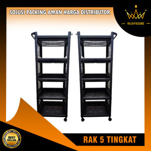 Rak Susun Serba Guna 5 Tingkat 4 Ruang Bisa COD Bayar Di Tempat