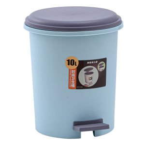 Double Barrel large capacity household toilet pedal living room with lid large flip trash can-KC81