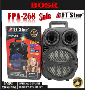 New Megapro FT Star FPA-268 Portable Sound Audio Wireless Speaker Digital Player