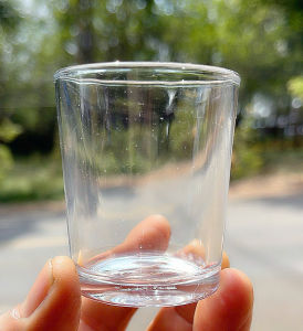 Bộ 12 cốc uống trà nóng thủy tinh LOTUS GLASS VTC75 in táo xanh đỏ  trong suốtcao cấp