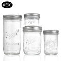 XEX Ball mason jars โหลแก้ว โหลแก้วสูญญากาศ glass sealed jar โหลแก้วมีฝาปิด Container for Canning, Preserving, Meal Prep, Oats, Jam, Jelly ขนาดต่างๆ. 