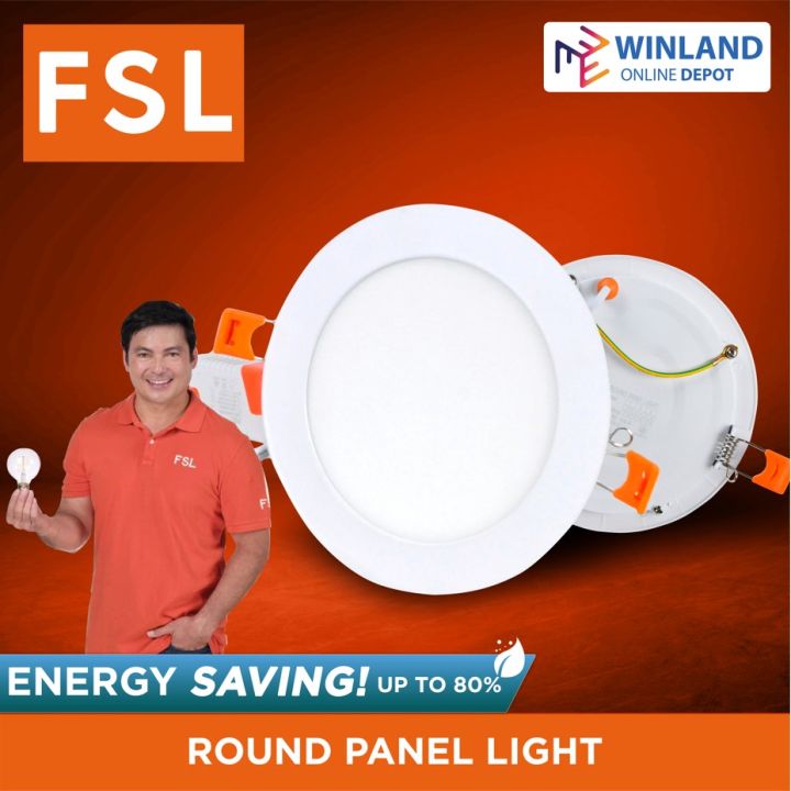 FSL by Winland LED Round Panel Light Daylight Warm White