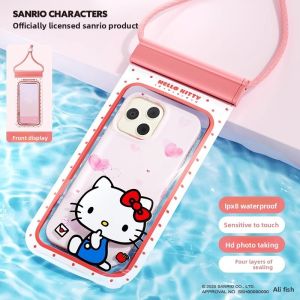 LINE FRIENDS BROWN Waterproof Pouch Clear Touch Screen Cover for Summer Beach Water Park HD Photo PVC ABS Shell LFB351 LFB373