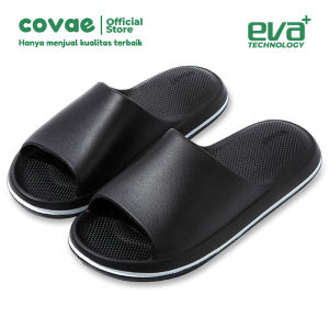 Covae Sandal AIR SLIPPER Bantalan Tumit Super Empuk Bahan EVA (Premium) Sandal Slip On Wanita - Yellow