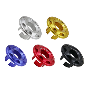 Motorcycle Security Enhancement Lock Cover Metal Construction Quick Installation Ignition Lock Cover Accessory