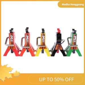 Madha Floor Simulation Jack Stands Lift Pair Rack For Remote Toy Car Truck Tire Change Lifting Support Stand Scene Accessories