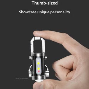 SEA JJT Compact Multi-Functional LED Keychain Light for Outdoor Camping Emergency and Everyday Use