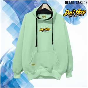 Sweater Hoodie Pria Wanita Terbaru Brand Distro Bandung 2023 Keren Warna Hijau Mint List Dont Sleep Grafity Terlaris Kekinian Switer Cowok Cewek Premium Termurah Oversize Bisa Cod