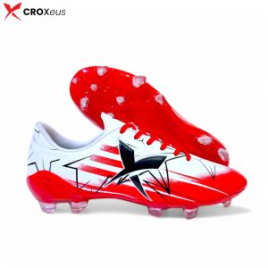 CROXEUS - Sepatu Bola Anak Speedflow White Red Ukuran 33-37