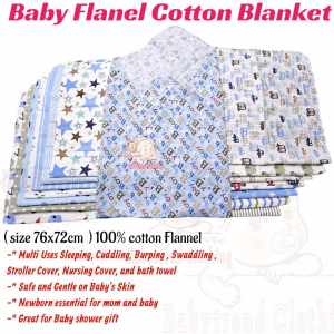 1pc Baby Flanel blanket / can Swaddle and Wrap the Baby