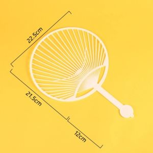 INNICE Nhựa Khung quạt cầm tay Bán thành phẩm Trắng Người hâm mộ nhạc hội tự làm  Làm quạt Quạt thủ công Dự án tự làm