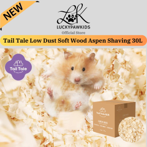 Tail Tale Hamster Bedding Low Dust Soft Wood Aspen Shaving 30L For Small Pets Rabbit Guinea Pig Chinchilla