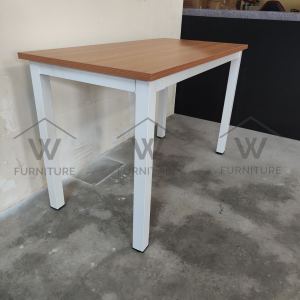 WFURNITURE 5feet 4feet Writing Table Office Table Working Laptop Table Computer Desk Metal Leg Meja Tulis Belajar 書桌 寫字桌