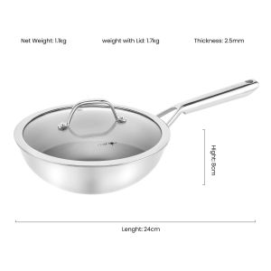 Chảo không dính vi điểm chảo vi điểm OYATTON chảo cao cấp chảo OYATTON vi điểm chảo inox 2026