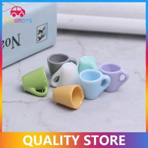 [Eleanor] 10pc 1:12 Dollhouse Miniature Mug Water Cup Model Kitchen Accessories Toys