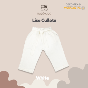 Nadokido Lisa Cullote Pants Kids / Celana Panjang Bawahan Linen Jeans Anak Perempuan Lucu ( 6 Bulan - 5 Tahun )