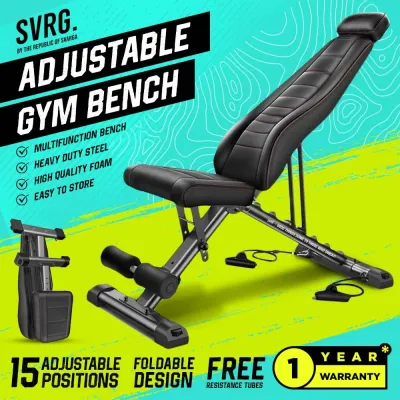 Svarga Adjustable Gym Bench – Kursi Fitness & Gym – Bench Press