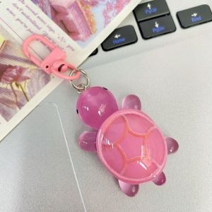Cartoon Glowing Turtle Pendant Keychain Shining in The Dark Sweet and Cute Backpack Pendant Decoration for Boys and Girls Holiday Gifts