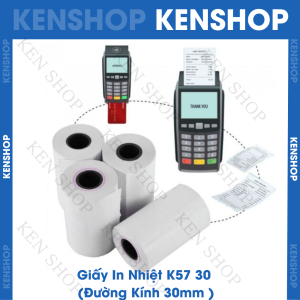GIẤY IN BILL K80 K57 K58 POS TAXI GIẤY IN NHIỆT IN HÓA ĐƠN NHÀ HÀNG CÀ PHÊ TẠP HÓA SIÊU THỊ (57mm 58mm 80mm)