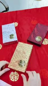 Engagement Gift Money Bag Special Large Ten Thousand Yuan Wedding Red Envelope Personalized Creative Double Happiness Red Envelope Wholesale
